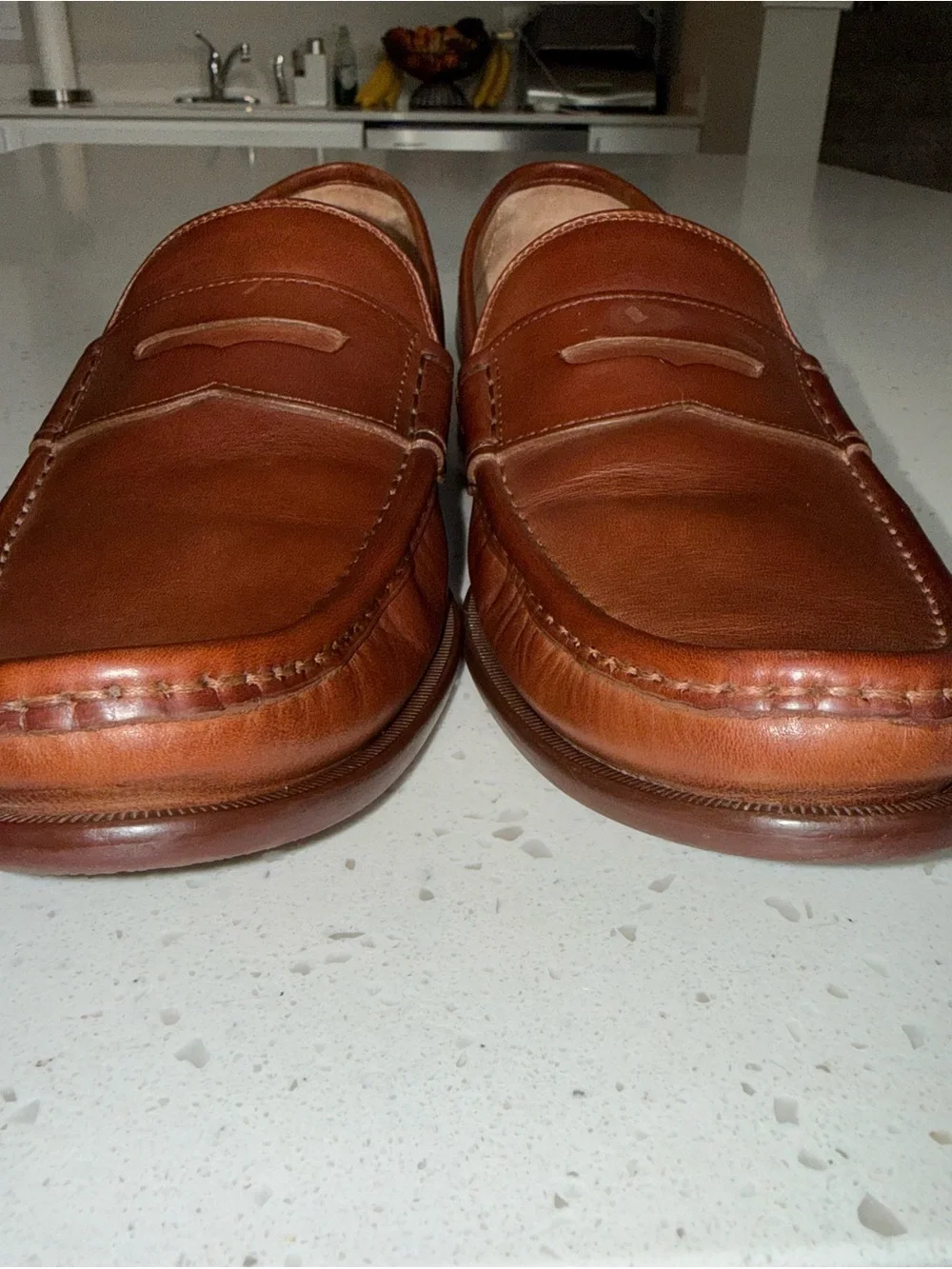 Cole Haan Men's Penny Loafers in Chestnut Brown